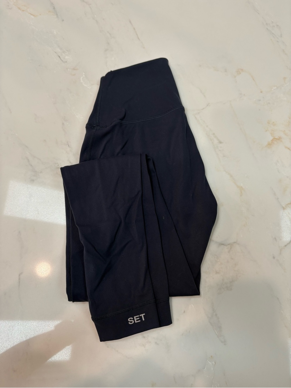 Navy 'SET' Active Leggings